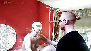 Before and after device bondage orgasms